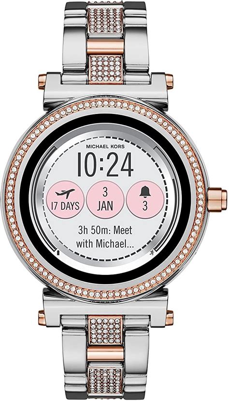 michael kors sofie smartwatchsilver|Michael Kors touchscreen smartwatch.